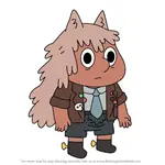How to Draw Harry from Summer Camp Island