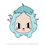 How to Draw Meadow Monster from Summer Camp Island