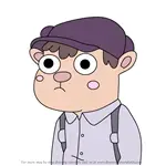 How to Draw Oliver Twist from Summer Camp Island
