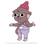 How to Draw Shortcake from Summer Camp Island