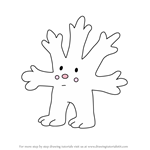 How to Draw Snowflake from Summer Camp Island