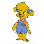 How to Draw Molly Cunningham from TaleSpin
