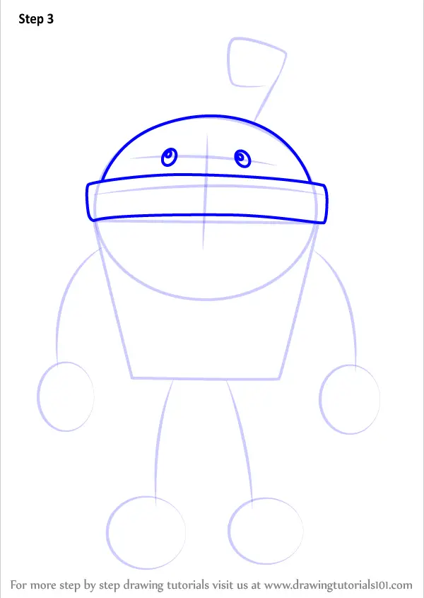 How to Draw Bot from Team Umizoomi (Team Umizoomi) Step by Step