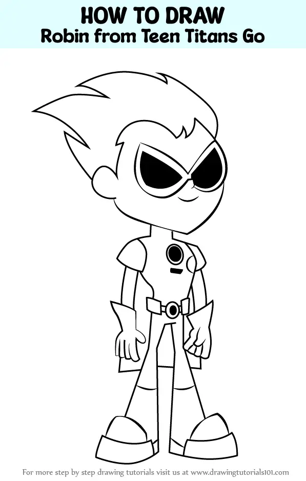 How to Draw Cyborg from Teen Titans Go! VIDEO & Step-by-Step Pictures