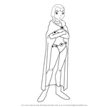 How to Draw Raven from Teen Titans