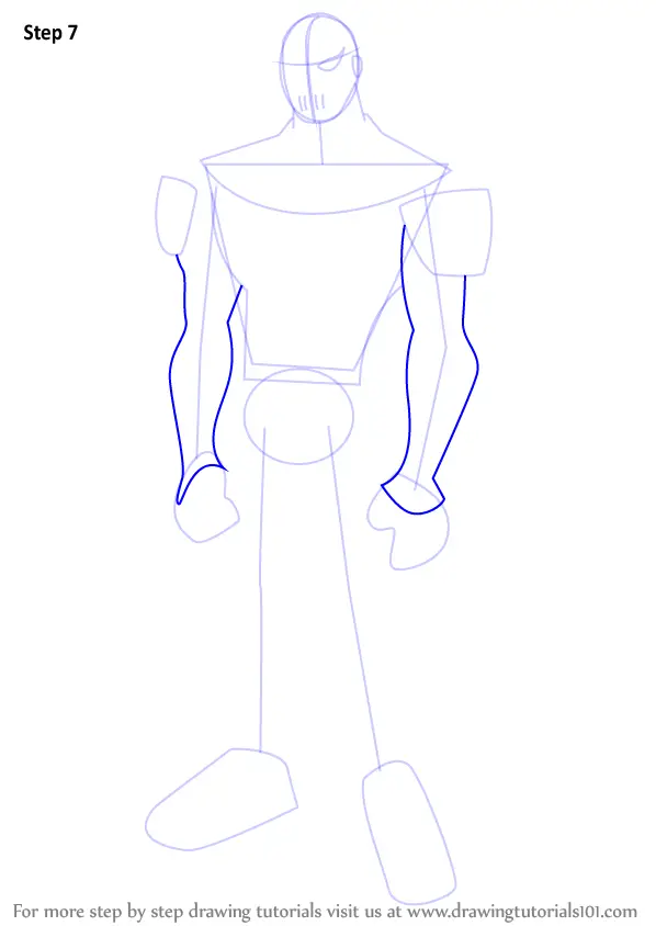 How to Draw Slade from Teen Titans (Teen Titans) Step by Step ...