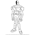 How to Draw Slade from Teen Titans