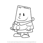 How to Draw George Beard from The Adventures of Captain Underpants