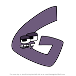How to Draw G Uppercase from The Alphabet Lore