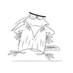 How to Draw Daggett Beaver from The Angry Beavers