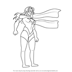 How to Draw Ms. Marvel from The Avengers - Earth's Mightiest Heroes!