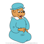 How to Draw Mama Bear from The Berenstain Bears