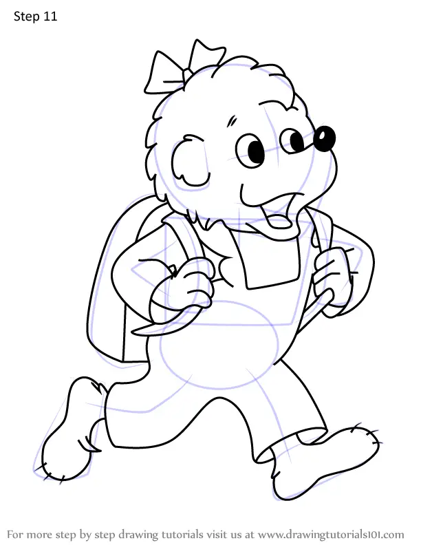 How to Draw Sister Bear from The Berenstain Bears (The Berenstain Bears ...