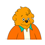 How to Draw Teacher Bob from The Berenstain Bears