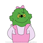 How to Draw The Green-Eyed Monster from The Berenstain Bears