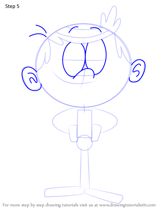 How to Draw Lincoln Loud from The Casagrandes (The Casagrandes) Step by ...