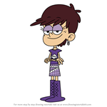 How to Draw Luna Loud from The Casagrandes