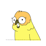 How to Draw Joan Parakeet from The Cleveland Show