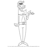 How to Draw Mr Turner from The Fairly OddParents