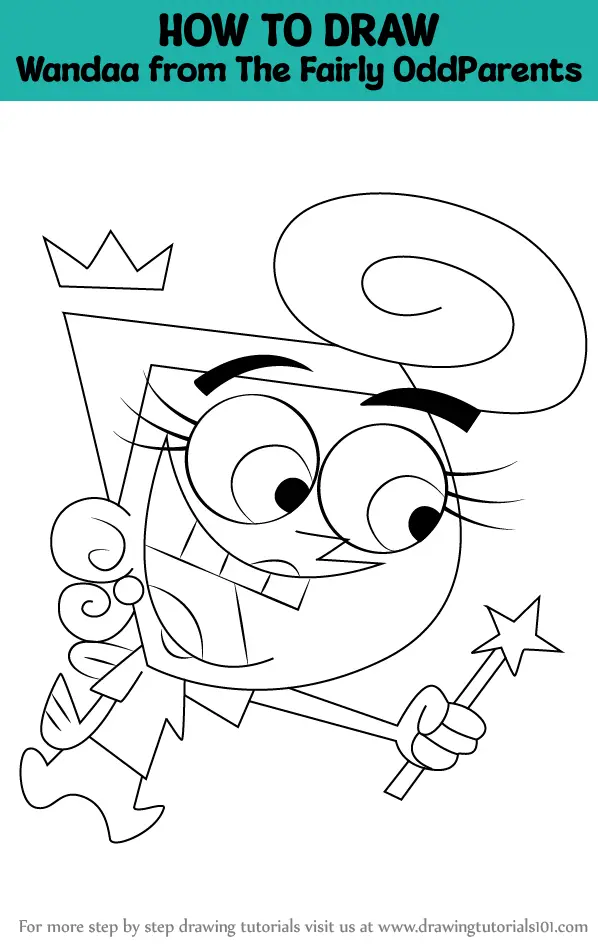 How to Draw Wandaa from The Fairly OddParents (The Fairly OddParents ...