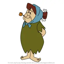 How to Draw Gravella Hatrock from The Flintstones