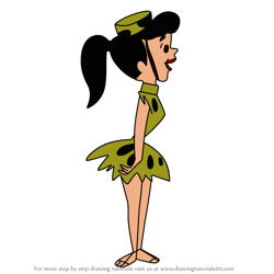 How to Draw Gwendolyn from The Flintstones