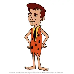 How to Draw Jimmy O'Neillstone from The Flintstones