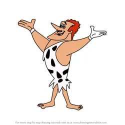 How to Draw Rodney Whetstone from The Flintstones