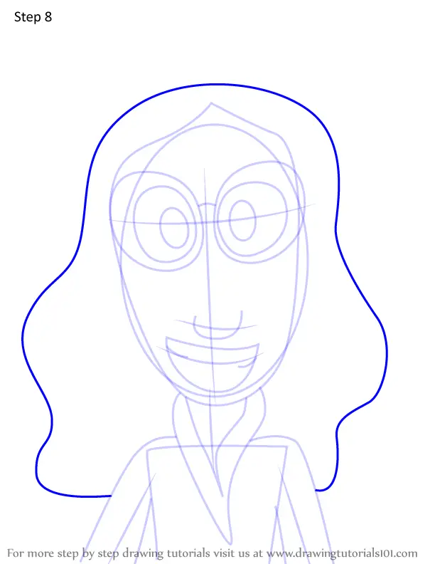 How To Draw Sheela From The Ghost And Molly Mcgee The Ghost And Molly Mcgee Step By Step 1863