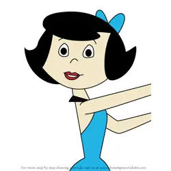 How to Draw Betty Rubble from The Grim Adventures of Billy & Mandy