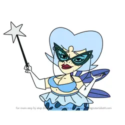 How to Draw Blue Fairy from The Grim Adventures of Billy & Mandy