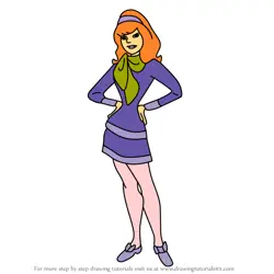 How to Draw Daphne Blake from The Grim Adventures of Billy & Mandy