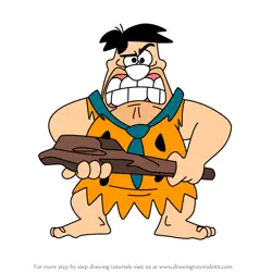 How to Draw Fred Flintstone from The Grim Adventures of Billy & Mandy