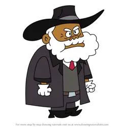 How to Draw Lionel Van Helsing from The Grim Adventures of Billy & Mandy