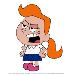 How to Draw Mindy from The Grim Adventures of Billy & Mandy