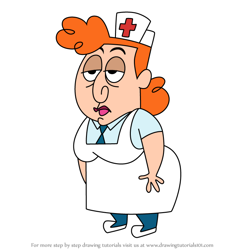 How to Draw Nurse Penbroke from The Grim Adventures of Billy & Mandy