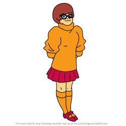 How to Draw Velma Dinkley from The Grim Adventures of Billy & Mandy