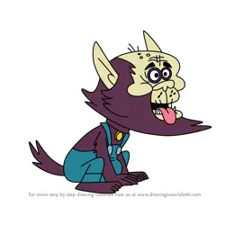 How to Draw Wolfman from The Grim Adventures of Billy & Mandy