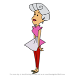 How to Draw Gloria from The Jetsons