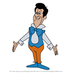How to Draw Gus Guesser from The Jetsons