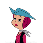 How to Draw Helen from The Jetsons