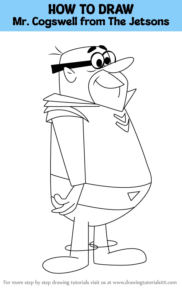 How to Draw Mr. Cogswell from The Jetsons (The Jetsons) Step by Step ...