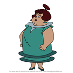 How to Draw Mrs. Cogswell from The Jetsons