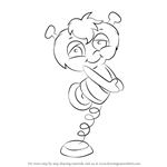 How to Draw Orbitty from The Jetsons