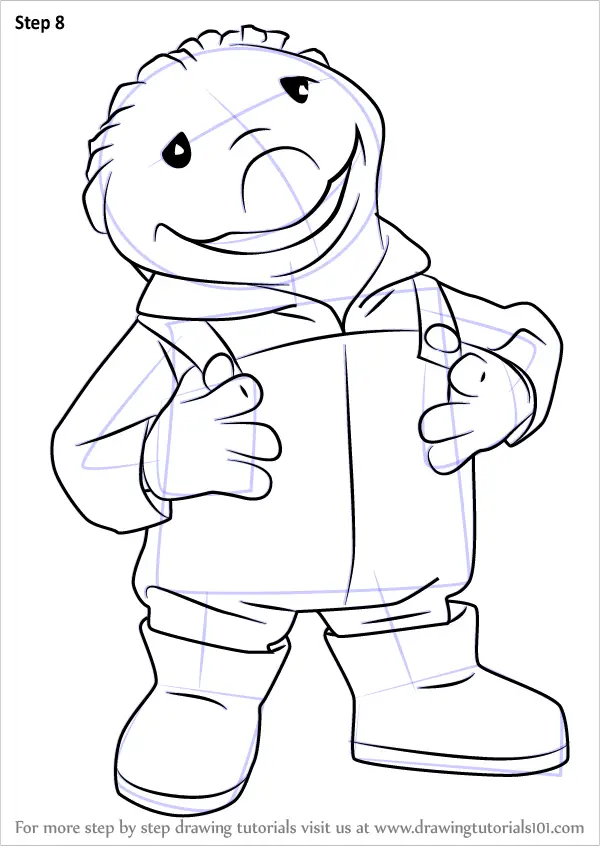 sammy sailor coloring page template the koala brothers