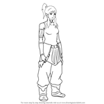 How to Draw Korra from The Legend of Korra