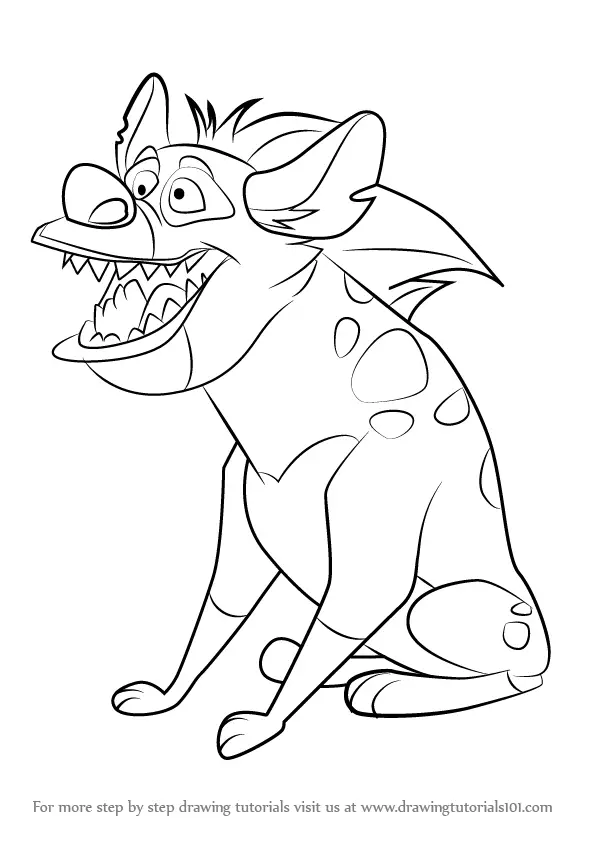 Learn How to Draw Chungu from The Lion Guard (The Lion Guard) Step by