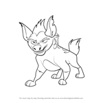How to Draw Janja from The Lion Guard