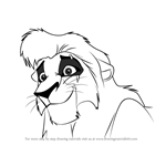 How to Draw Kovu from The Lion Guard