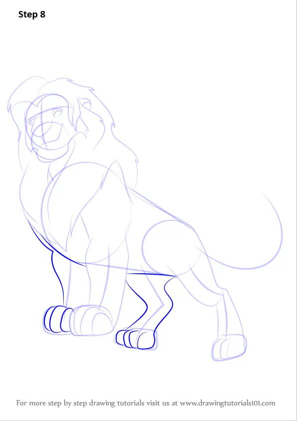 How to Draw Simba from The Lion Guard (The Lion Guard) Step by Step ...